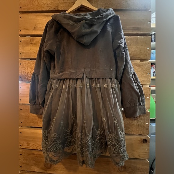 Sacred threads corduroy and lace jacket - Picture 2 of 2